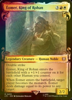 画像1: [FOIL] ローハンの王、エオメル/Eomer, King of Rohan (ショーケース版) 【英語版】 [LTC-金R]
