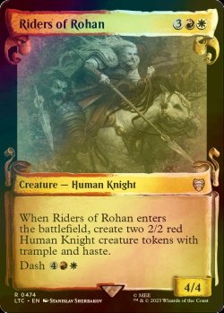 画像1: [FOIL] ローハンの乗り手/Riders of Rohan (ショーケース版) 【英語版】 [LTC-金R]