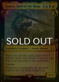 [FOIL] 指輪の王、サウロン/Sauron, Lord of the Rings (ショーケース版) 【英語版】 [LTC-金MR]