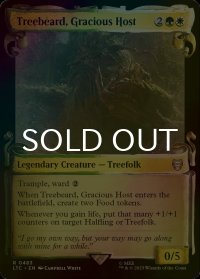 [FOIL] 親切にもてなす者、木の鬚/Treebeard, Gracious Host (ショーケース版) 【英語版】 [LTC-金R]