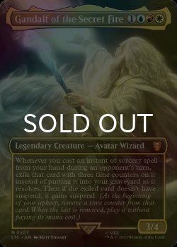 画像1: [FOIL] Gandalf of the Secret Fire No.507 (全面アート版) 【英語版】 [LTC-金MR]