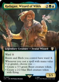 自然の魔法使、ラダガスト/Radagast, Wizard of Wilds (拡張アート版) 【英語版】 [LTC-金R]