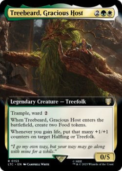 画像1: 親切にもてなす者、木の鬚/Treebeard, Gracious Host (拡張アート版) 【英語版】 [LTC-金R]