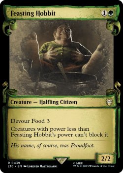 画像1: 大いに食べるホビット/Feasting Hobbit (ショーケース版) 【英語版】 [LTC-緑R]