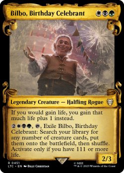 画像1: 誕生日の主賓、ビルボ/Bilbo, Birthday Celebrant (ショーケース版) 【英語版】 [LTC-金R]