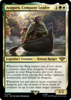 画像1: 一行のリーダー、アラゴルン/Aragorn, Company Leader 【英語版】 [LTR-金R]