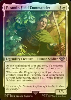 画像1: [FOIL] 野戦指揮官、ファラミア/Faramir, Field Commander 【英語版】 [LTR-白U]