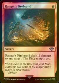 [FOIL] レンジャーの松明/Ranger's Firebrand 【英語版】 [LTR-赤U]