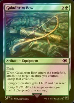 画像1: [FOIL] ガラズリムの弓/Galadhrim Bow 【英語版】 [LTR-緑C]
