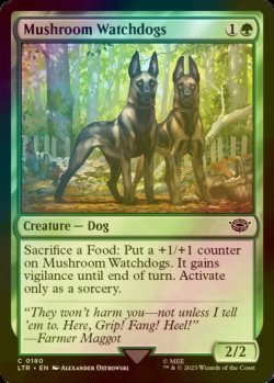 画像1: [FOIL] 茸の番犬/Mushroom Watchdogs 【英語版】 [LTR-緑C]