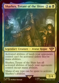 [FOIL] ホビット庄の圧制者、シャーキー/Sharkey, Tyrant of the Shire 【英語版】 [LTR-金R]