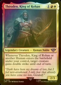 [FOIL] ローハンの王、セオデン/Theoden, King of Rohan 【英語版】 [LTR-金U]