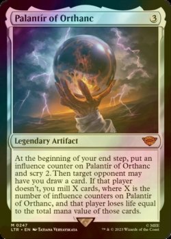 画像1: オルサンクのパランティール/Palantir of Orthanc (LTR/灰MR/英/foil/NM) ※詳細要確認