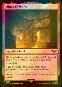 [FOIL] モリアの坑道/Mines of Moria 【英語版】 [LTR-土地R]