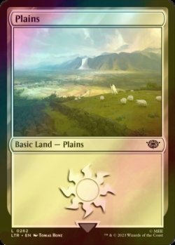 画像1: [FOIL] 平地/Plains No.262 【英語版】 [LTR-土地C]