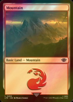 画像1: [FOIL] 山/Mountain No.269 【英語版】 [LTR-土地C]