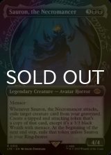 [FOIL] 死人占い師、サウロン/Sauron, the Necromancer No.310 (ショーケース・海外産ブースター版) 【英語版】 [LTR-黒R]
