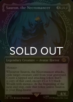 画像1: [FOIL] 死人占い師、サウロン/Sauron, the Necromancer No.310 (ショーケース・海外産ブースター版) 【英語版】 [LTR-黒R]