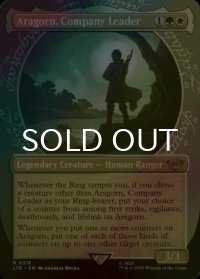 [FOIL] 一行のリーダー、アラゴルン/Aragorn, Company Leader No.316 (ショーケース・海外産ブースター版) 【英語版】 [LTR-金R]
