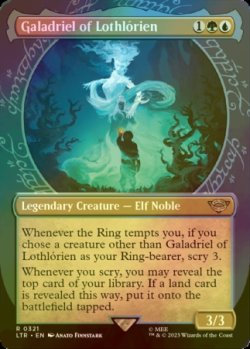 画像1: [FOIL] ロスロリアンのガラドリエル/Galadriel of Lothlorien No.321 (ショーケース・海外産ブースター版) 【英語版】 [LTR-金R]