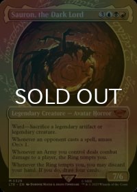 [FOIL] 冥王、サウロン/Sauron, the Dark Lord No.329 (ショーケース・海外産ブースター版) 【英語版】 [LTR-金MR]