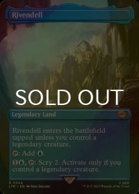 [FOIL] 裂け谷/Rivendell (全面アート・海外産ブースター版) 【英語版】 [LTR-土地R]