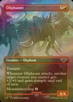 画像1: [FOIL] オリファント/Oliphaunt (全面アート版) 【英語版】 [LTR-赤C]