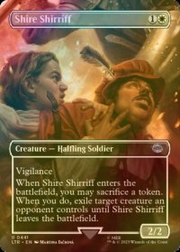 [FOIL] ホビット庄の庄察/Shire Shirriff (全面アート版) 【英語版】 [LTR-白U]