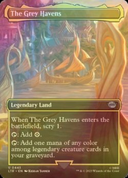 画像1: [FOIL] 灰色港/The Grey Havens (全面アート版) 【英語版】 [LTR-土地U]