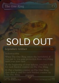 [FOIL] 一つの指輪/The One Ring (全面アート・海外産ブースター版) 【英語版】 [LTR-灰MR]