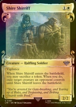 画像1: [FOIL] ホビット庄の庄察/Shire Shirriff (ショーケース版) 【英語版】 [LTR-白U]