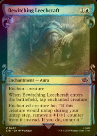 [FOIL] たぶらかしの呪い治療/Bewitching Leechcraft (ショーケース版) 【英語版】 [LTR-青C]