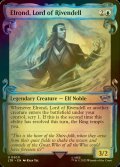 [FOIL] 裂け谷の王、エルロンド/Elrond, Lord of Rivendell No.500 (ショーケース版) 【英語版】 [LTR-青U]