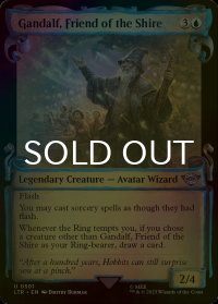 [FOIL] ホビット庄の友、ガンダルフ/Gandalf, Friend of the Shire No.501 (ショーケース版) 【英語版】 [LTR-青U]