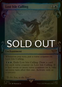 [FOIL] 失われた島の呼び声/Lost Isle Calling (ショーケース版) 【英語版】 [LTR-青R]