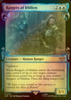 画像1: [FOIL] イシリアンのレンジャー/Rangers of Ithilien (ショーケース版) 【英語版】 [LTR-青R]