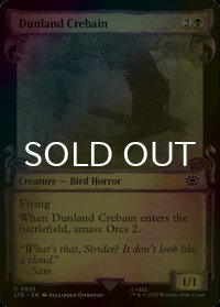 [FOIL] 褐色国のクレバイン/Dunland Crebain (ショーケース版) 【英語版】 [LTR-黒C]