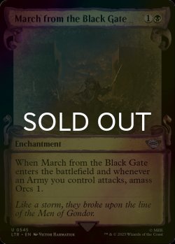 画像1: [FOIL] 黒門からの出撃/March from the Black Gate (ショーケース版) 【英語版】 [LTR-黒U]
