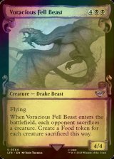 [FOIL] 貪欲なる忌まわしき獣/Voracious Fell Beast (ショーケース版) 【英語版】 [LTR-黒U]