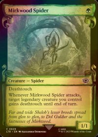 [FOIL] 闇の森の蜘蛛/Mirkwood Spider (ショーケース版) 【英語版】 [LTR-緑C]