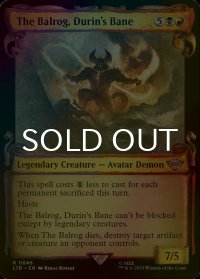 [FOIL] ドゥリンの禍、バルログ/The Balrog, Durin's Bane (ショーケース版) 【英語版】 [LTR-金R]