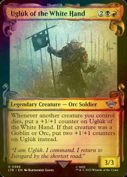 画像1: [FOIL] 白の手のウグルーク/Ugluk of the White Hand (ショーケース版) 【英語版】 [LTR-金U]