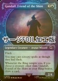 [FOIL] ホビット庄の友、ガンダルフ/Gandalf, Friend of the Shire No.800 (ショーケース版・サージ仕様) 【英語版】 [LTR-青U]