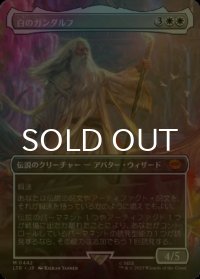 [FOIL] 白のガンダルフ/Gandalf the White (全面アート・海外産ブースター版) 【日本語版】 [LTR-白MR]