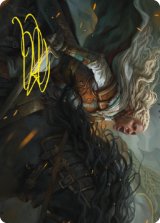 恐れを知らぬ騎士、エオウィン/Eowyn, Fearless Knight No.015 (箔押し版) 【英語版】 [LTR-アート]