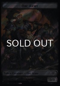 [FOIL] オーク・軍団/ORC ARMY No.018 (サージ仕様) 【英語版】 [LTR-トークン]
