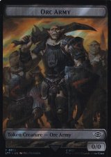 [FOIL] オーク・軍団/ORC ARMY No.019 (サージ仕様) 【英語版】 [LTR-トークン]