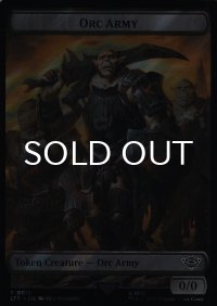 [FOIL] オーク・軍団/ORC ARMY No.019 (サージ仕様) 【英語版】 [LTR-トークン]