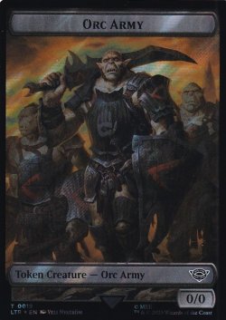 画像1: [FOIL] オーク・軍団/ORC ARMY No.019 (サージ仕様) 【英語版】 [LTR-トークン]