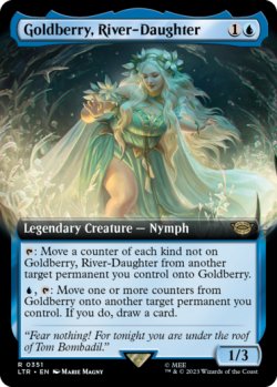 画像1: 川の娘、ゴールドベリ/Goldberry, River-Daughter (拡張アート版) 【英語版】 [LTR-青R]